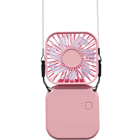 800mAh Handheld Personal USB Foldable Fan Hanging Neck Small Fan for Office Outdoor Travel Custom Logo Mini Desk Fan