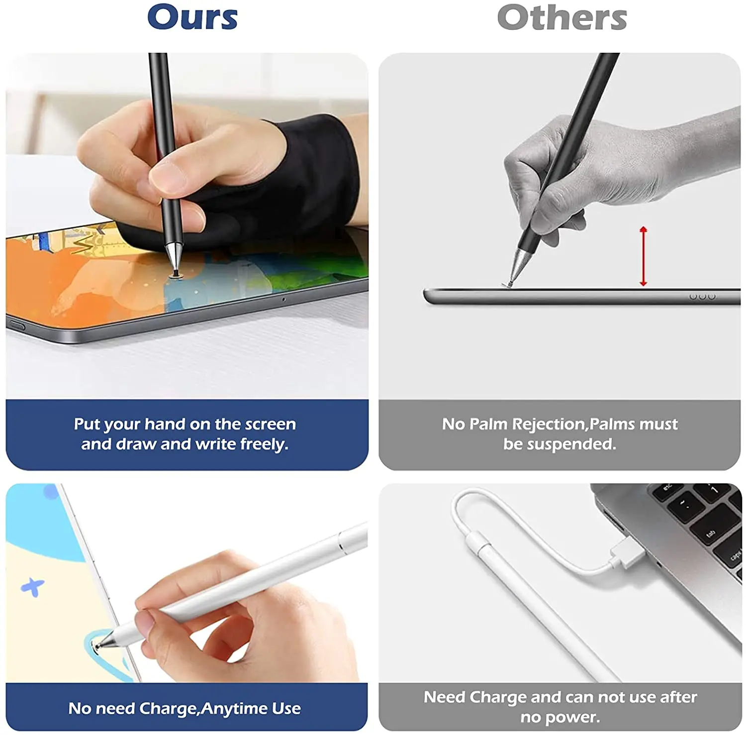 2022 Cheapest Universal Custom Slim Android Ipad Pencil Tablet Active Stylus Pens For Touch Screens