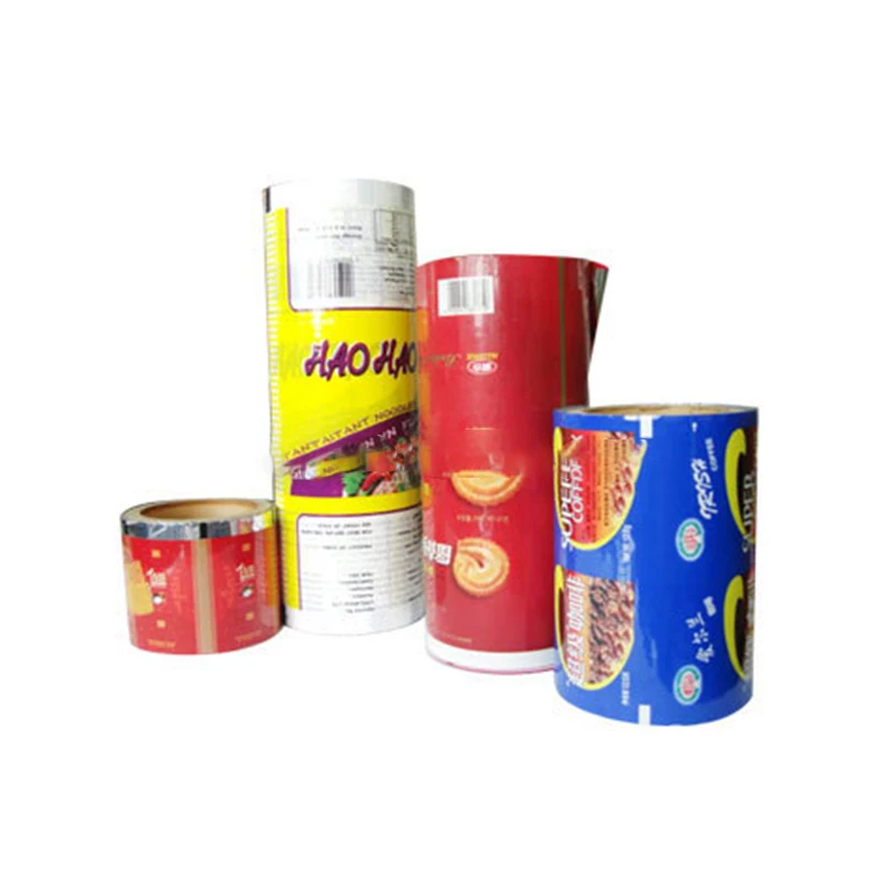 wholesale custom logo eco-friendly printing food packaging plastic laminated roll film