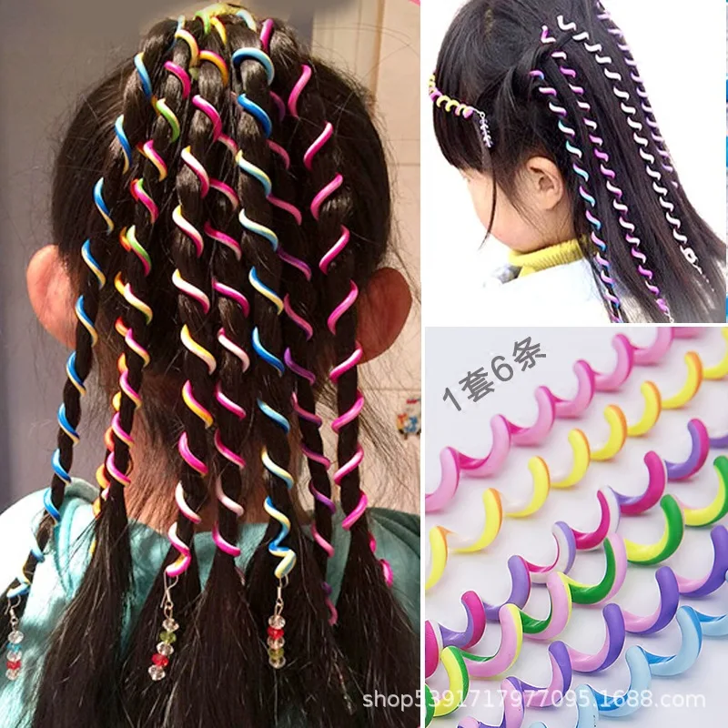 Braided Hair Accessories Girls Head Rope Braids Color Phone Cord