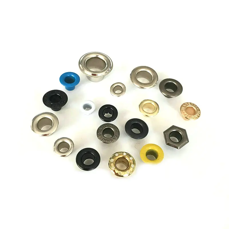 wholesale metal shoe eyelets black iron shoe lace eyelets