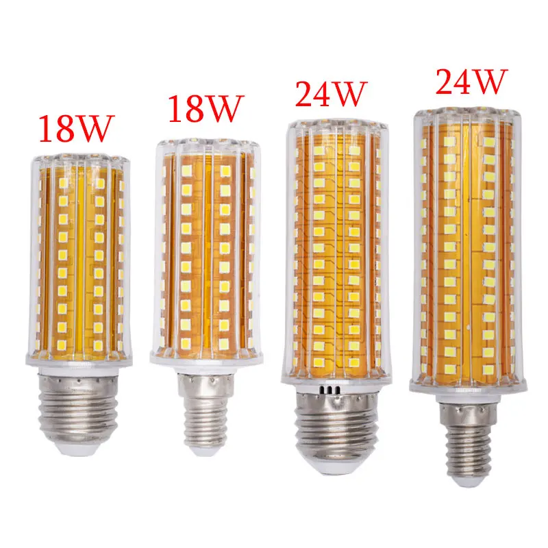 Led E14 E27 Candle Corn Bulb Dimmable Globe Color Lamp 5w 7w 9w 12w 16w Cold  Warm Daylight White Light 5000 Lumens