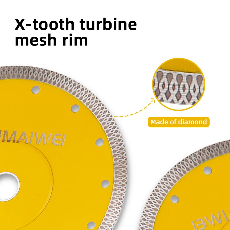 4Inch High Quality Diamond Saw Blade Multi-Blade Rip Saw Grit Circular Saw Blades Granite OEM Customizable Laser Welded Process