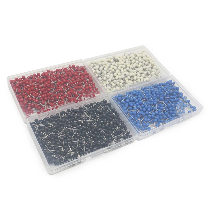 300 pieces/box color pin 4*0.6*15mm pearl needle office stationery Earth pin pin fishing gear