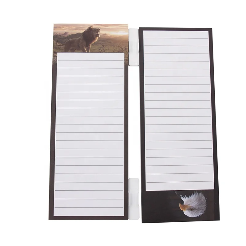 New Arrivals Custom Fridge Magnet Note Pad Notepad Film Magnetic Sticky Note Sticky Note Memo Pad