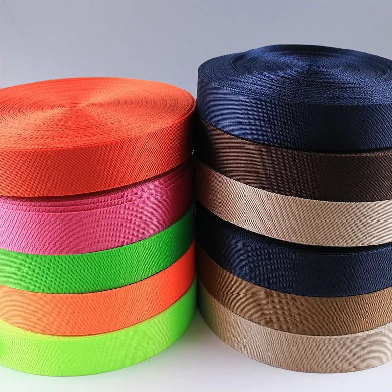 20mm  25mm 30mm 38mm 50mm Polyester Webbing   Printed Nylon Webbing Strap PP Webbing Tape for bag strap