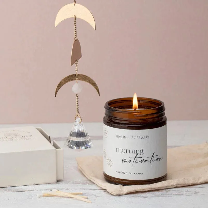 Creative Naturel 100g Soy Wax Pearls Cosmetics Scented Candle Packaging Box White Gardenia Home Travel Birthday Scented Candles