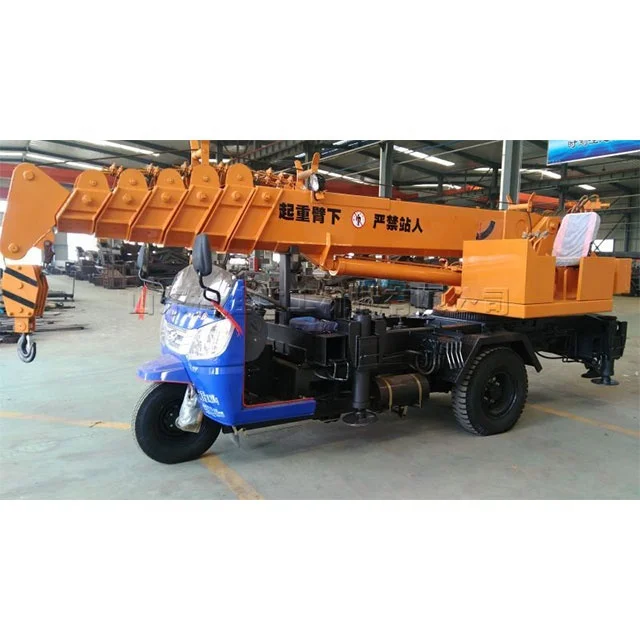 380V motor drive agricultural crane 28HP Small truck lift 32HP Cargo crane Cantilever folding hoist Shifeng brand
