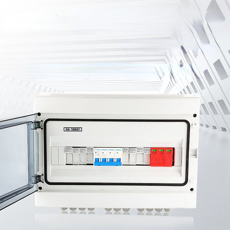 IP65 DC 500v 1000V 2 4 5 6 8 10 12 16 24 ways string solar PV combiner box for solar power system