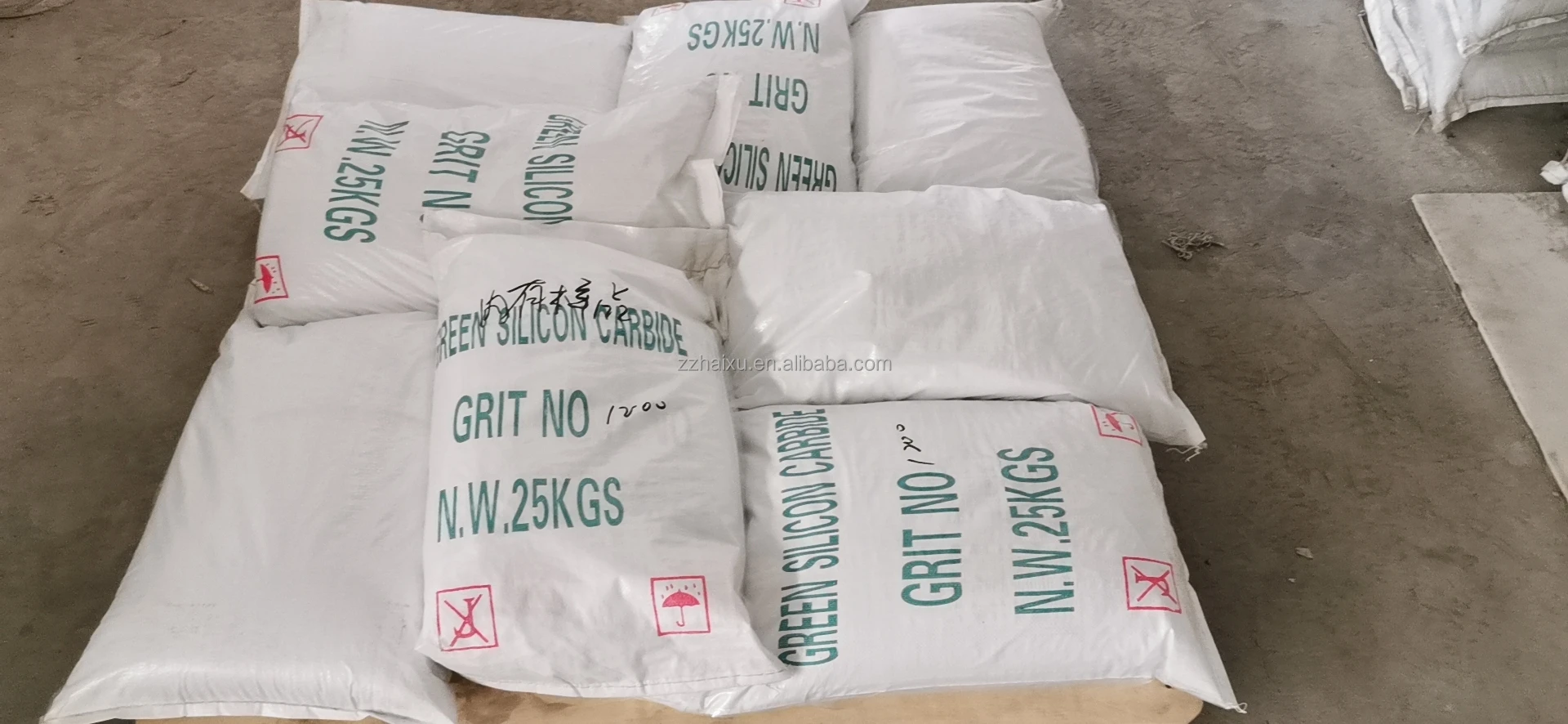 Green silicon carbide green emery 3000# or aluminum nitride plate polishing