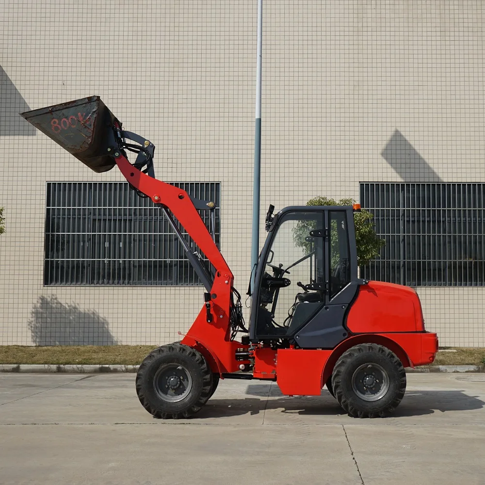 SHANGQI 850A 1.0Ton Wheel Loader Earth-Moving Small Agricultural Machinery 4WD Diesel Engine