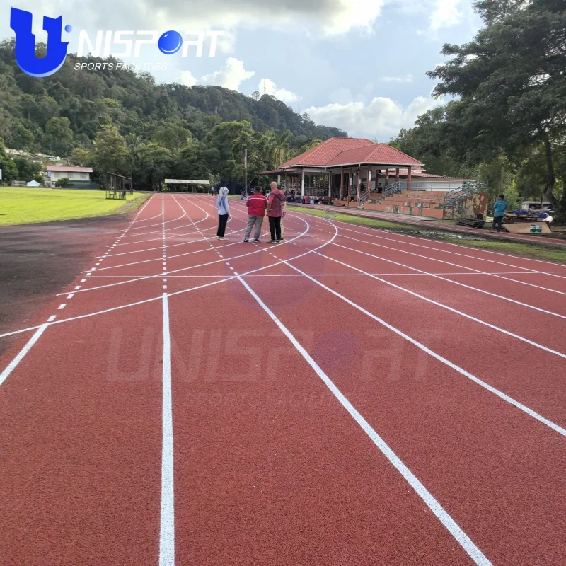 UNI Athletic Track Flooring Material - Perfect for Running Tracks, Resurfacing & New Installations