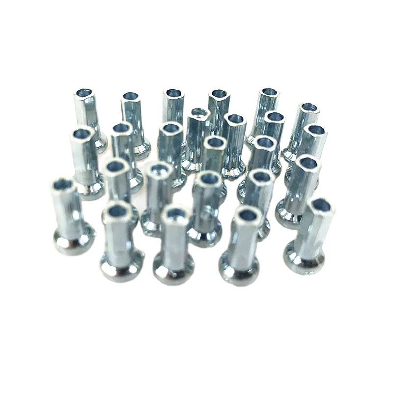mountain bike spoke nipples 14G 12mm UCP silver spoke nipples