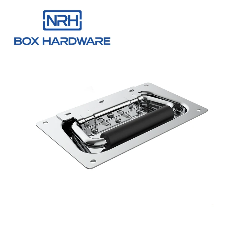 NRH 4101-132 Large Dish Recessed Handle  Flight case hardware Spring loaded recessed handle