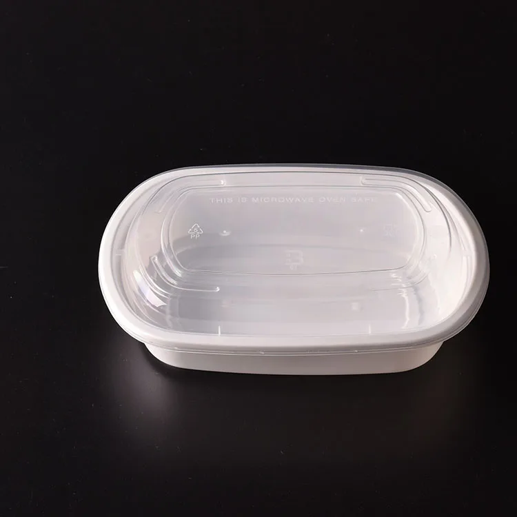 Factory Supply Disposable Microwavable Transparent Plastic Meal Prep Containers