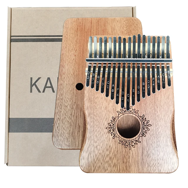  Красивое пианино kalimba по цене завода-изготовителя с 17 клавишами инструмент для из твердого красного