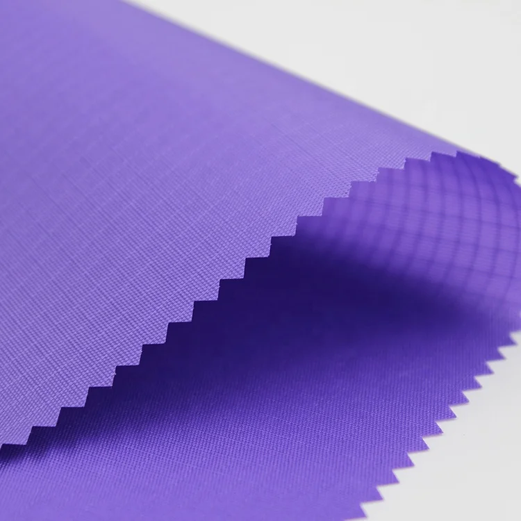 210D полиэстер Рипстоп Оксфорд PA ткань с покрытием для сумки 0,4 см