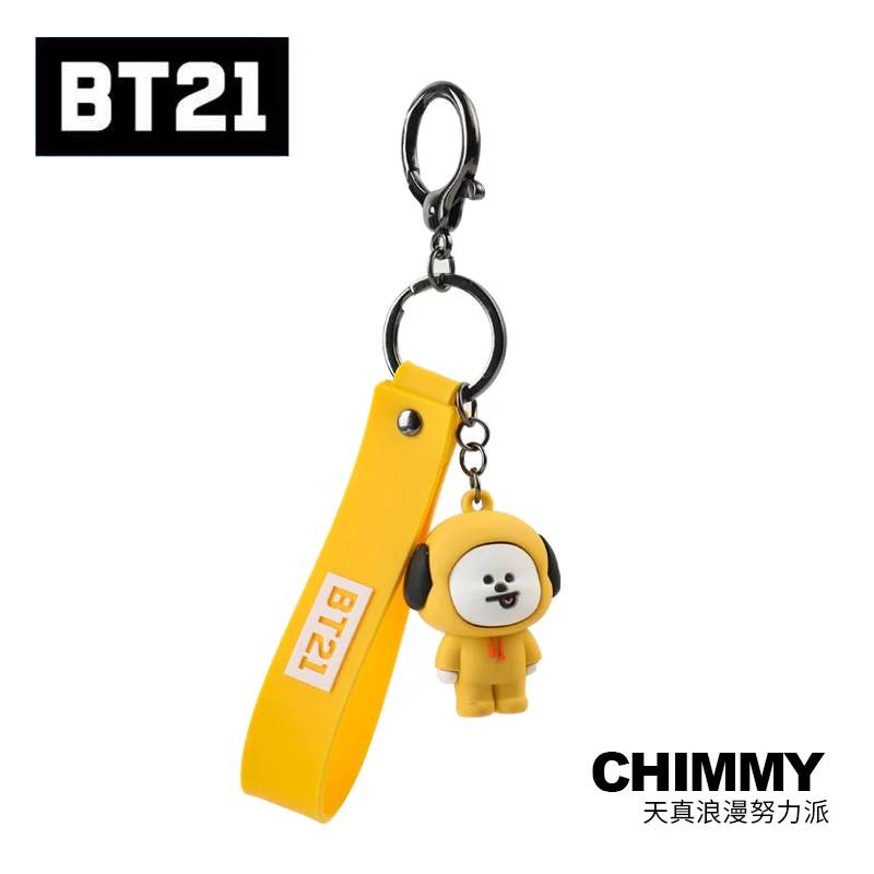 Милый комплект брелоков с аниме Kpop bt21 BT21 Bangtan Boys