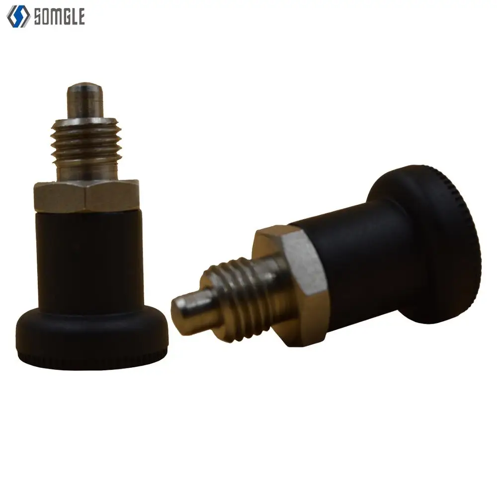 Dongguan Hardware Custom CNC Lathe spring loaded locking and retractable Index Plunger pin For Mechanical Equipment