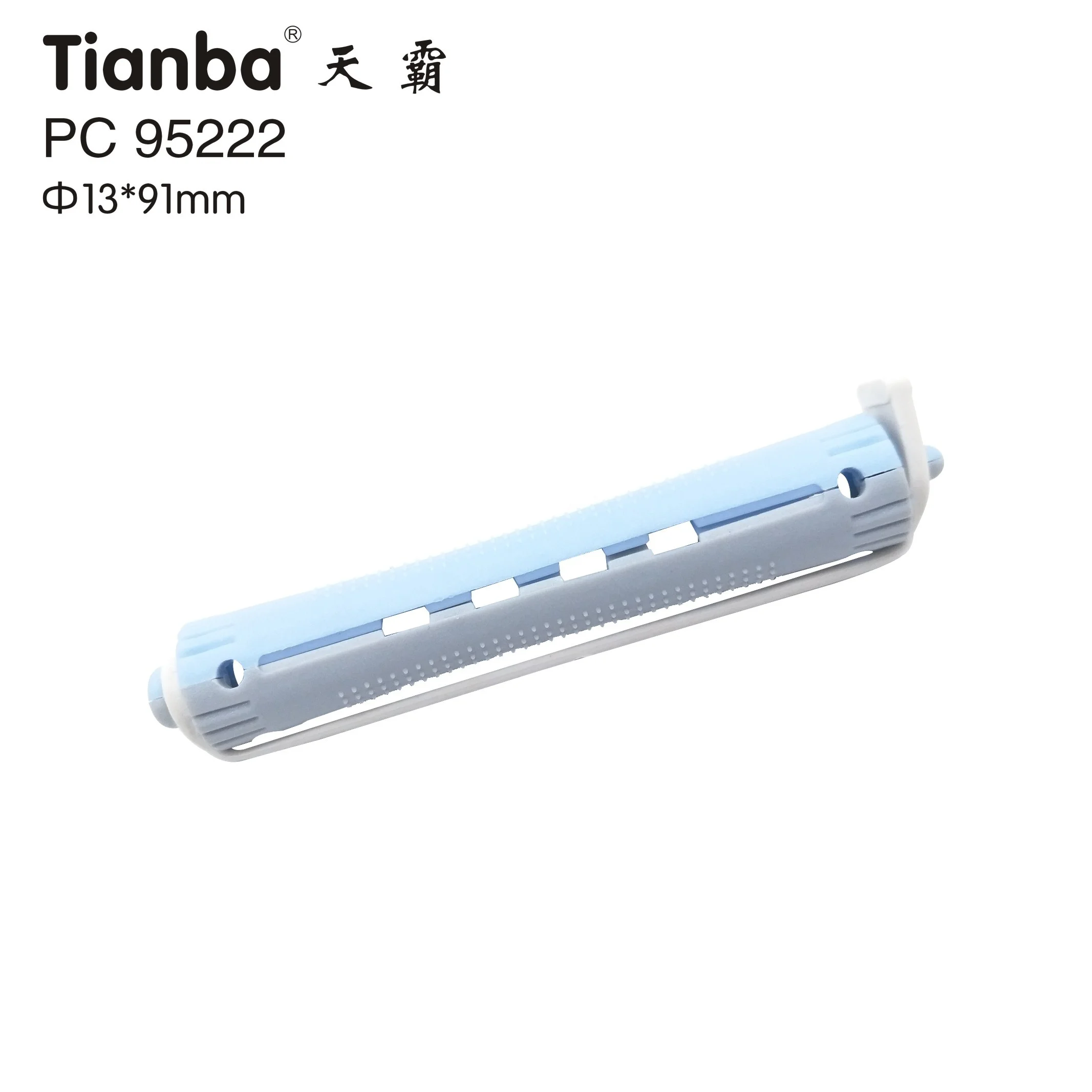 Manufacturing Plastic Hair Rollers Pern Rods For Salon 12pcs/bag