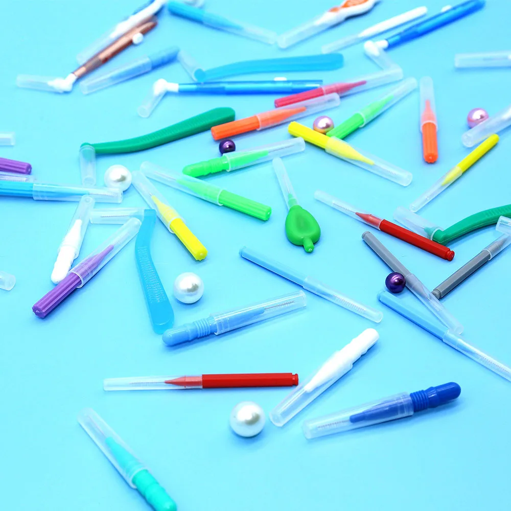 
Tepe Pick Slim Dental Interdental Brushes Soft Biodegradable Dental Floss Teeth Gap Cleaner  (1600146579251)