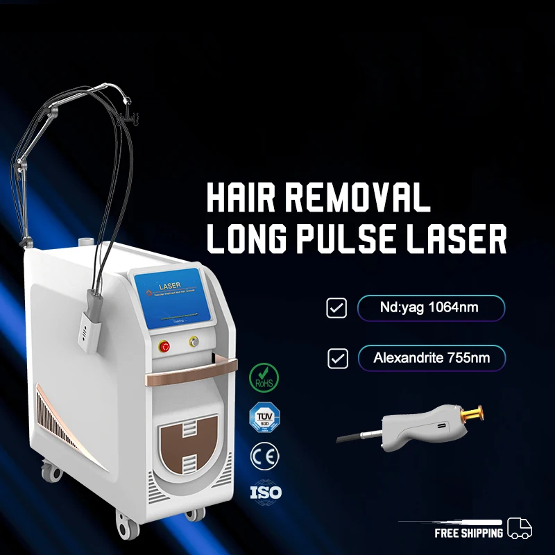 Winkonlaser Long Pulse 1064Nm 755Nm Machine Alexandrite Laser Hair Removal System