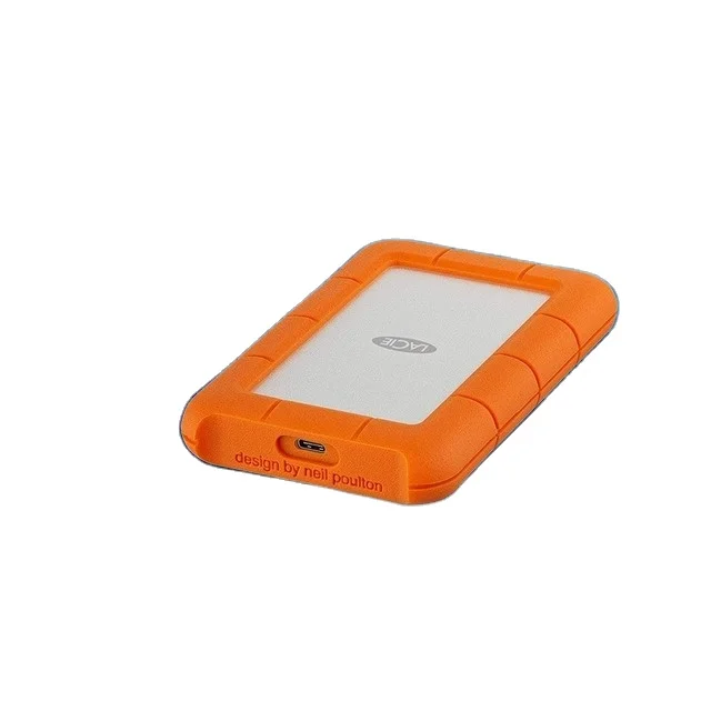 Rugged USB-C 4TB External Hard Drive Portable HDD USB 3 Drop Shock Dust Rain Resistant Shuttle Drive  Mac PC Computer Laptop