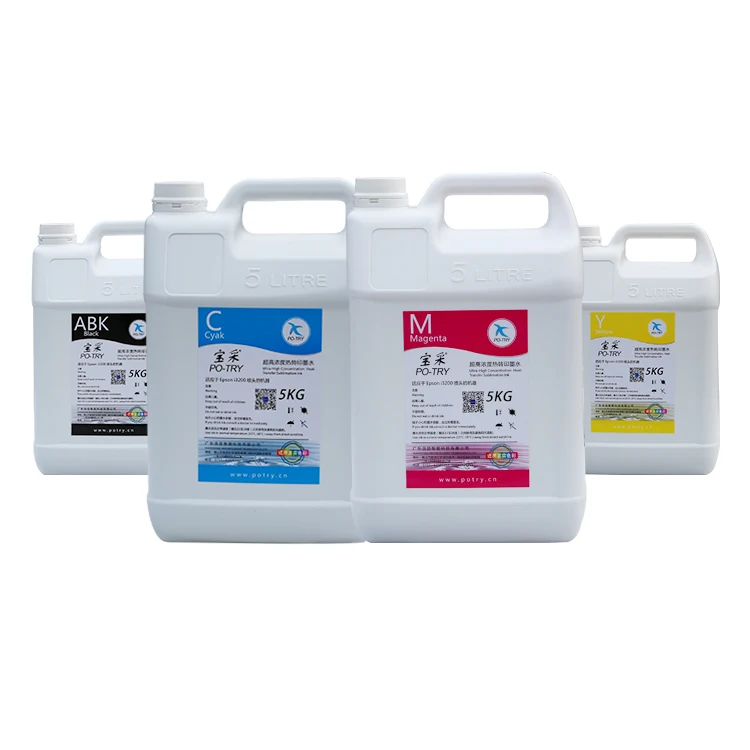 On Sale China Heat Transfer Dtf Ink Film Sublimation Ink Heat Transfer Ink For Sublimation Printer