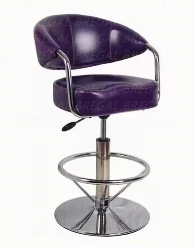 Casino Chair 2022 Hot Sale High Quality Upmarket PU Leather Metal OEM Frame Wooden Time Modern Furniture Pcs Chrome Material Bar