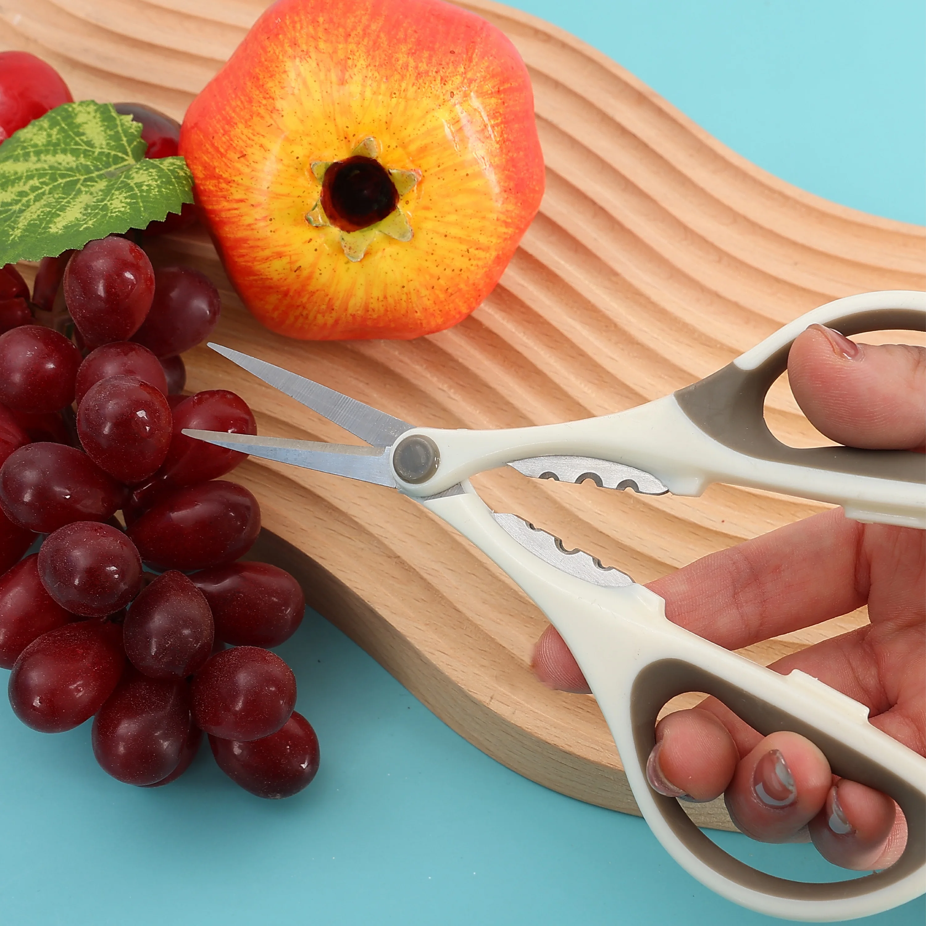 Ножницы для резки краба морепродуктов из нержавеющей стали ножницы мяса кухонные куриных костей с противоскользящей ручкой