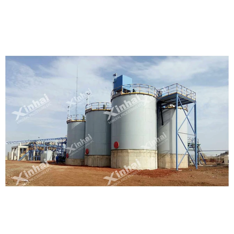 Gold Cyanide Leaching Pregnant Solution Process Equipment