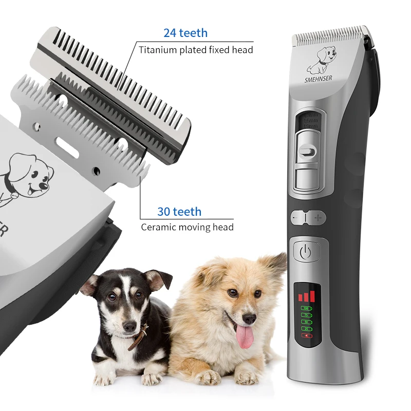 Competitive Price Multifunctional Pet Dog Clipper Rechargeable Pet Grooming Clipper Set  Dogs Grooming  Pet Hair Clipper