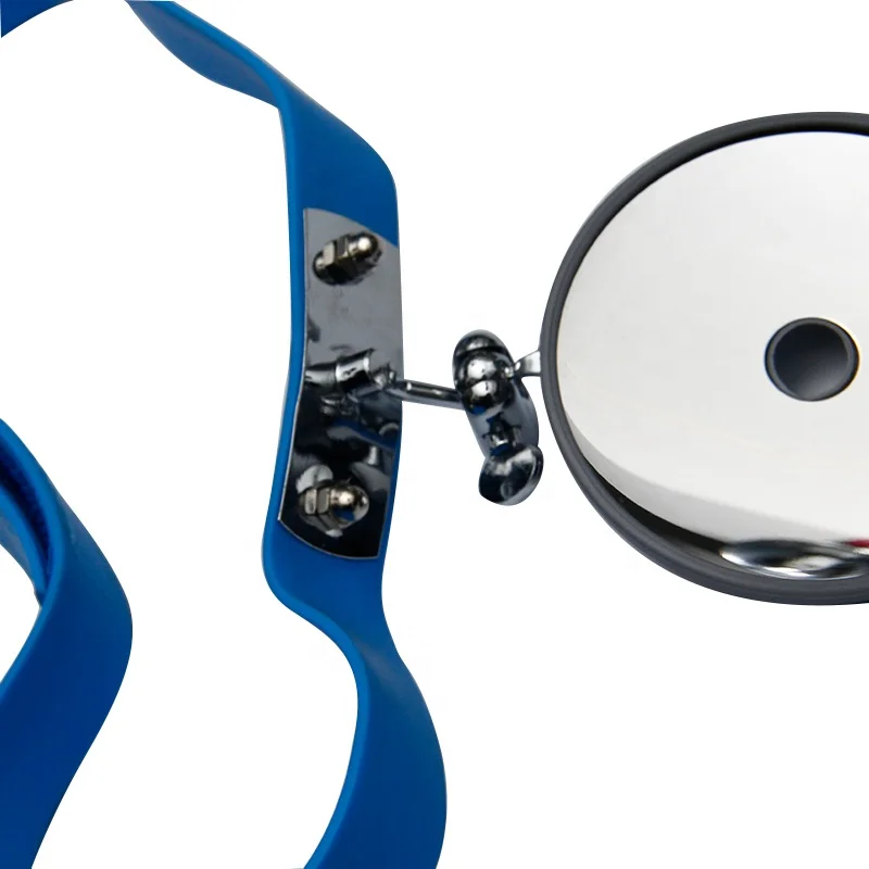 ENT Use Reflector Medical Forehead Viewfinder Frontal Mirror Head Mirror with Adjustable Band for Otolaryngology