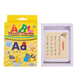 Lower Price Wholesale Printing Card Fruits Animal Cognitive Right Brain Flash Cards For Kids Educational Writing