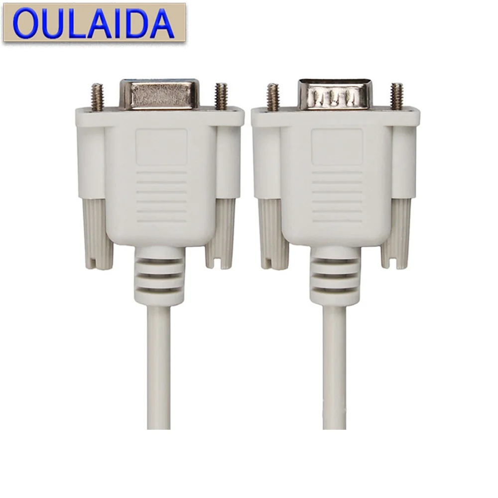 OULAIDA DB9 Serial Port Cable 9-Pin RS232 cable Used for industrial instruments and other serial devices for data transmission