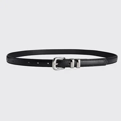2023 New Products 1.8cm Wide Skinny PU Faux Leather Belt Dresses Thin Waist Belt for Women