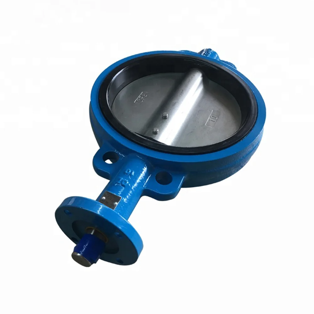 DN50 -1200 GGG50 DI WCB SS Body EN593 API609 Handle Worm Gear Wafer Butterfly Valve