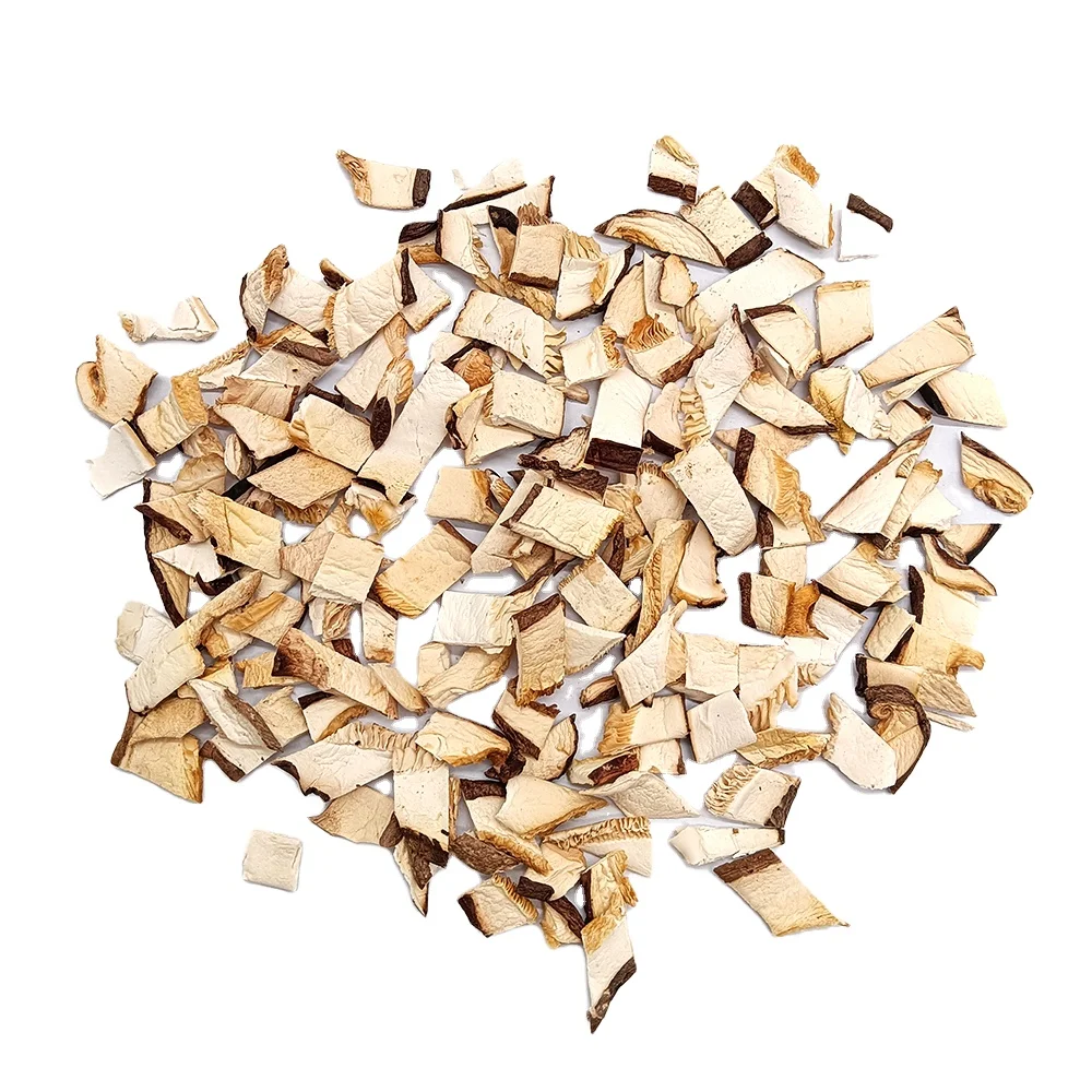 High Quality Customized Dried shiitake mushroom slices wholesale Dehydrated Slice Shiitake mushroom Small Slices 0.6-1.2cm