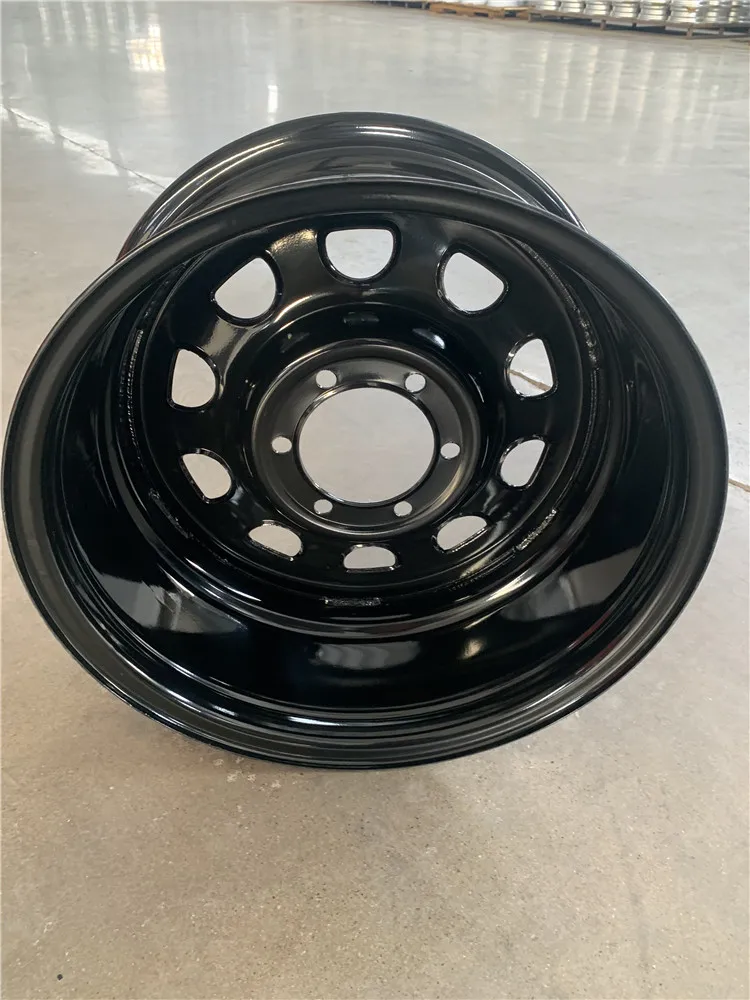 D отверстия для черных стальных ободов с узором 17x8 дюймов