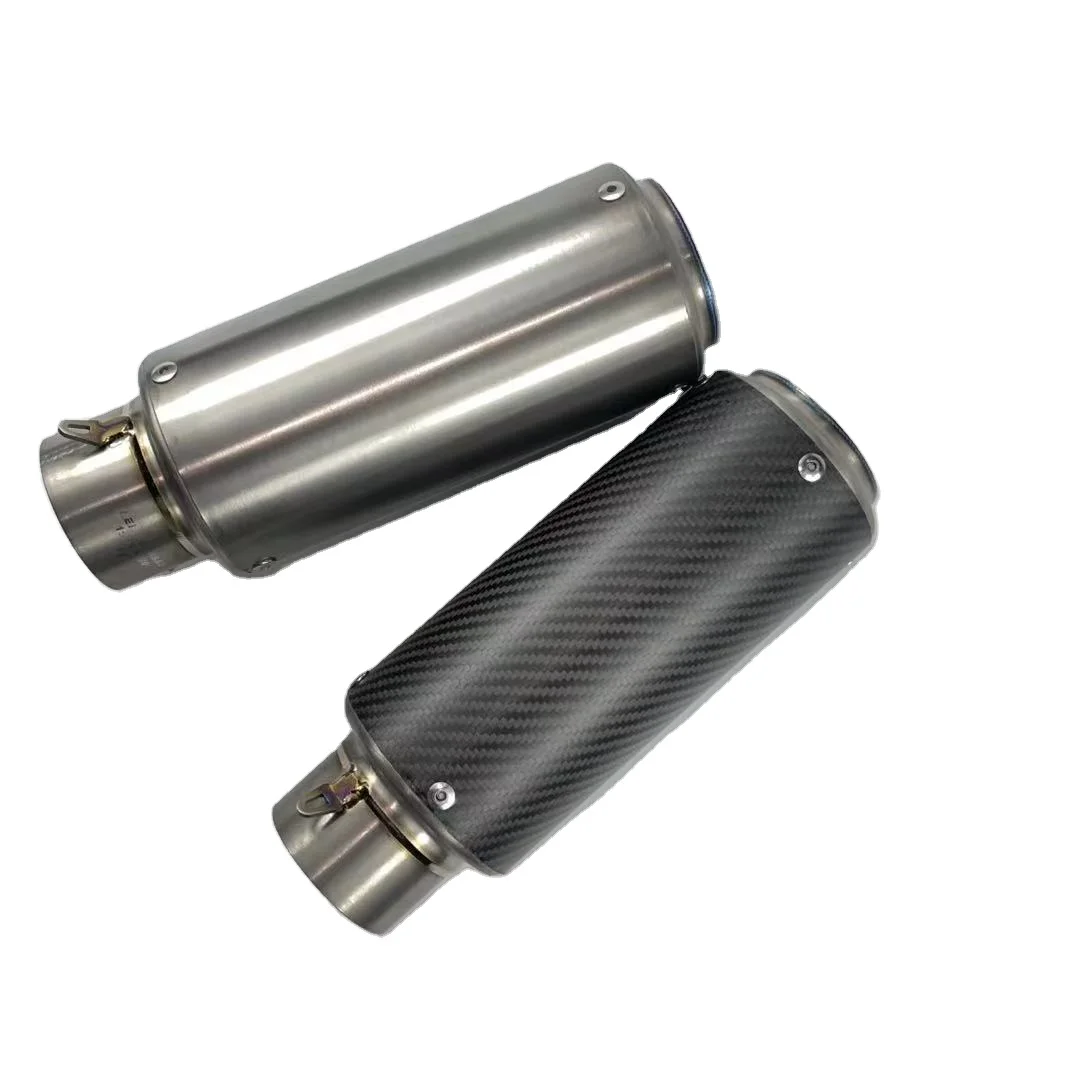 
jeabo motorcycle exhaust systems General purpose titanium alloy material muffler exhaust motorcycle exhaust 51mm/60mmmuffler 