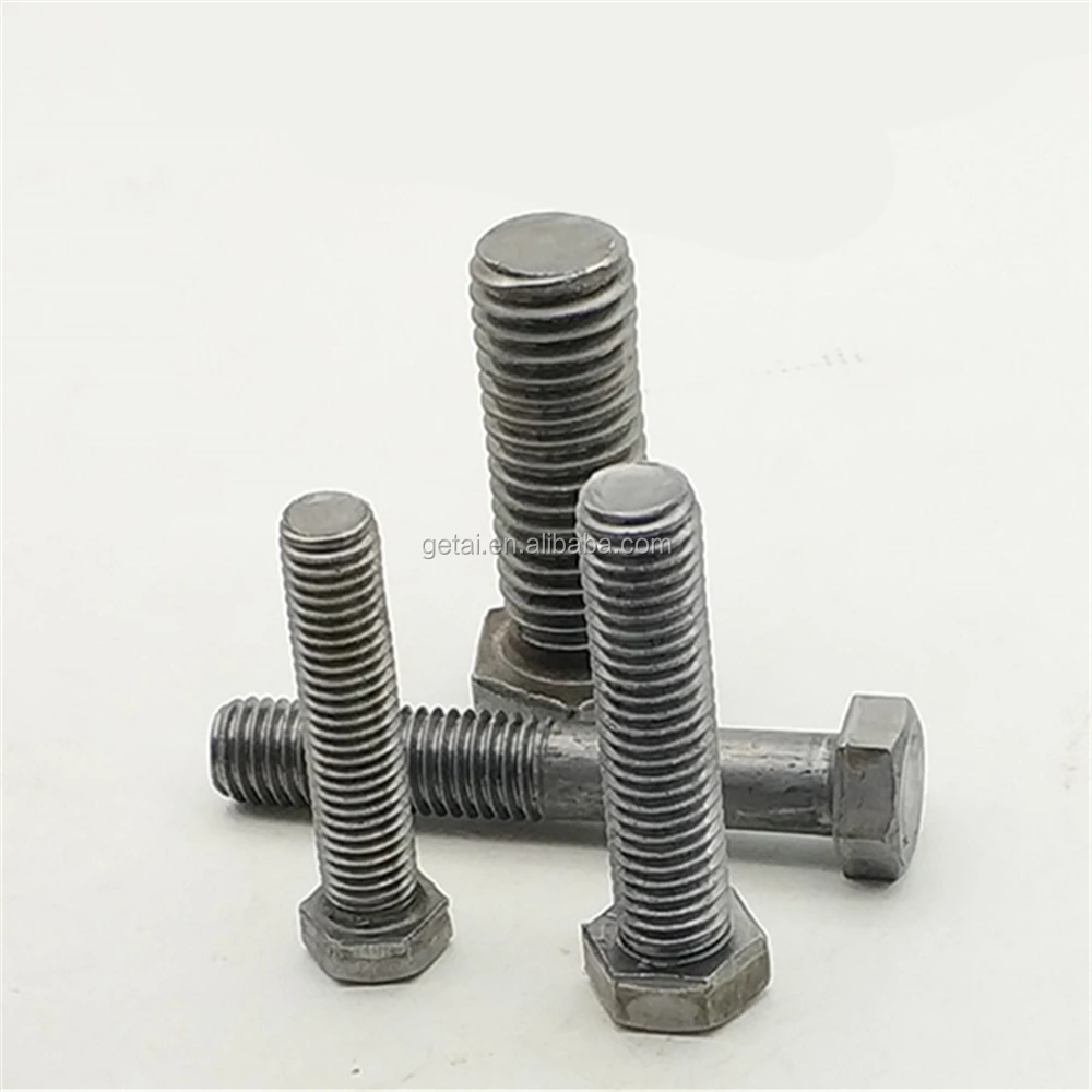 High Tensile Din 609 Hexagonal Fit Bolts With Long Threaded  Grade 8.8