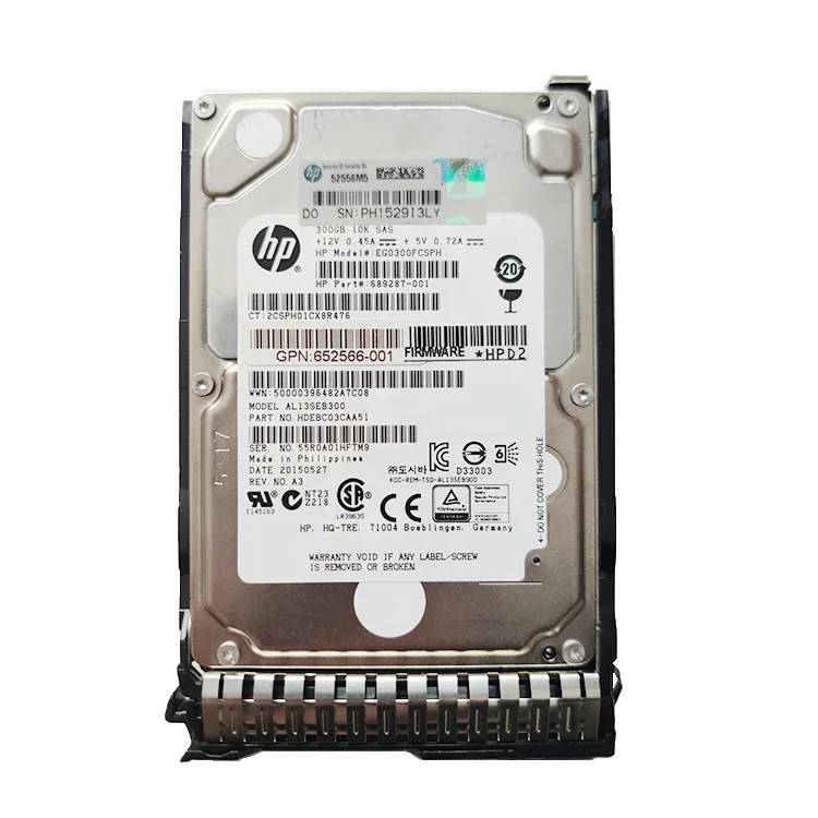 900gb Sas 6g Enterprise 10k Sff 2.5 inch Hard Disk Server  Hp 652589-b21