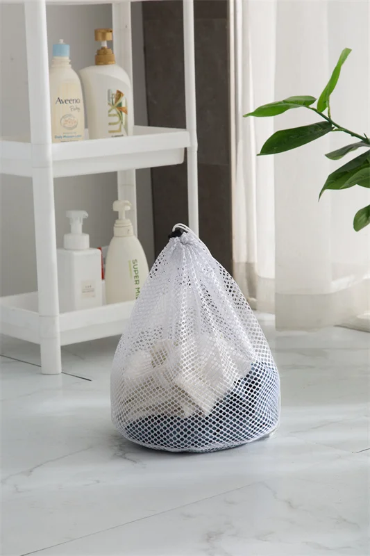 Andeya OEM Bolsa De Ropa Viaje Wash and Fold 50*60cm+36cm Large Nursery Bag Laundry Net
