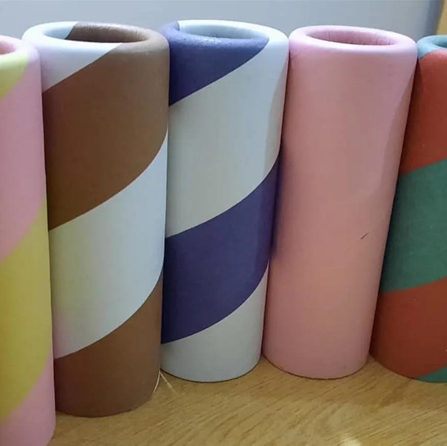 Colored Parchment Paper Is Used For Packing Textile Paper Tubes Paper Core