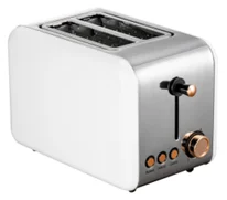 Тостер для хлеба с 2 ломтиками, устройство для равномерной выпечки, размораживания и размораживания, 7 уровней