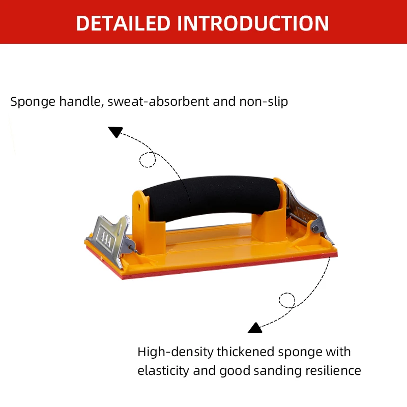Abrasive Sand Paper Hand Sander Sanding Block Wet And Dry Abrasive Tools Sandpaper Holder