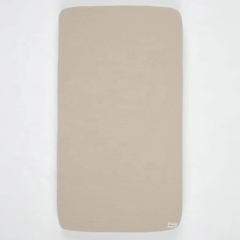 Muslin Fitted Crib Sheets Extra Soft 100% Cotton Baby Crib Sheets for Standard Crib Mattress