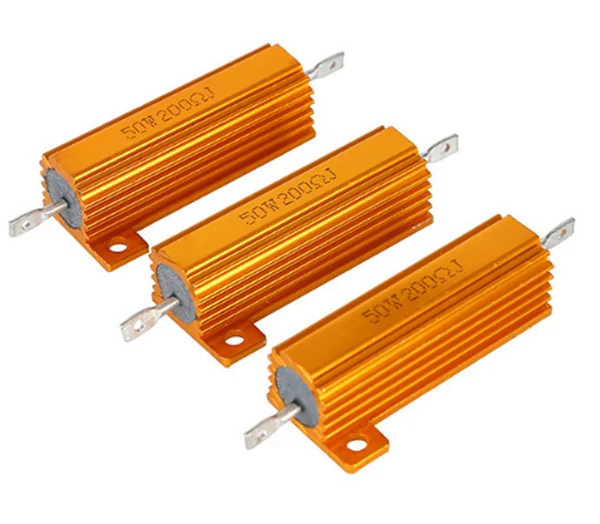 RX24  50w1K 1K 1.2K 1.5K 1.8K 2K 2.2K 2.5K 3K 3.3K 4K 4.7K 5.1K 6K 7.5K 8K 10K aluminum power metal shell case resistor