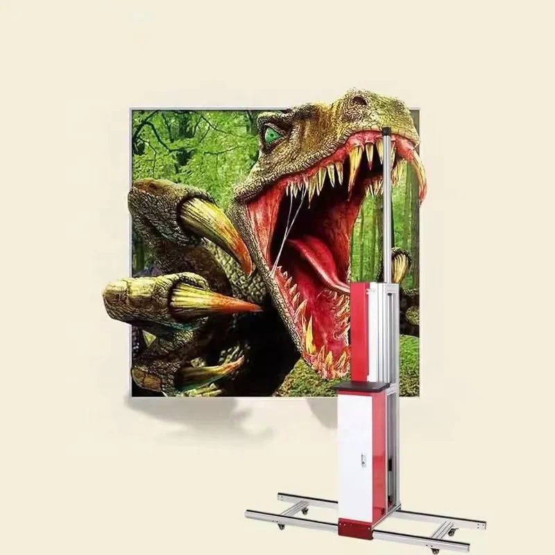3D UV Smart Advertising Vertical Horizontal Wall Floor Airbrush Wall Mural Art Direct Inkjet Printer Wall Printing Machine