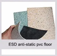 Good quality conductive floor for operation room of hospital 2mm thick antistatic floor